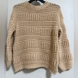 NWT ANDTHEWHY Chunky Knit Sweater
